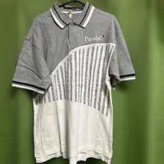 Paradiso ポロシャツ グレー/ホワイト　L