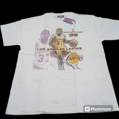 NBA マジック・ジョンソン LA・レイカーズ キャリアハイライトTシャツ