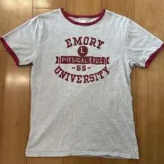 ブルーハーベスト　グレー/レッド　Tシャツ　半袖　M