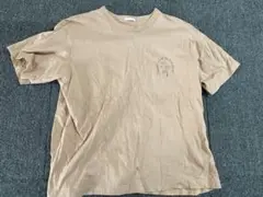 モカ色　Tシャツ　半袖　GU Lサイズ