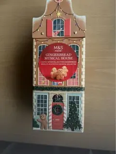マークアンドスペンサーイギリスクリスマスオルゴール付きお菓子