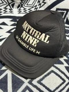 NATURAL NINEナチュラルナイン ブラック レア 絶版品 帽子 キャップ