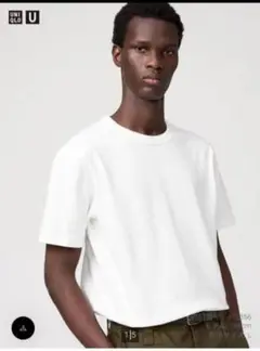 新品未使用　UNIQLO　クルーネックTシャツ　ホワイト　Мサイズ