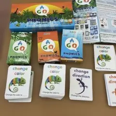 AGO Phonics Card Game セット　 ほぼ新品　英語フォニックス
