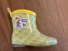 子供用　レインブーツ　長靴　おさるのジョージ　14cm