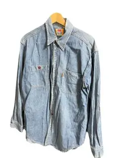 Levi's デニム長袖シャツ Mサイズ ライトブルー