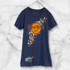 【セール中】Hard Rock Cafe ネイビー 半袖Tシャツ　京都　S