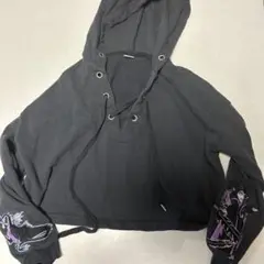 Disney Maleficent クロップドパーカー