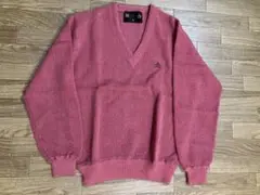Munsingwear ピンク Vネック セーター S