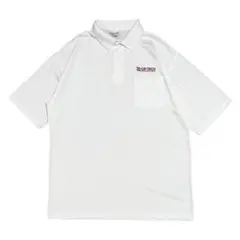90sヴィンテージ・襟付きTシャツ USA製 ニューヨーク州 企業ロゴ ポケT