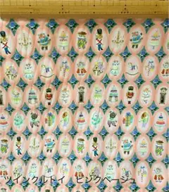 yukiemon ユキエモン　108cm ×50cm ツインクル　ピンクベージュ