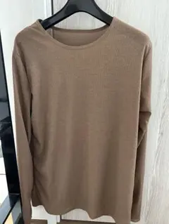 レディース　ブラウン　シアーT リブT 新品・未使用