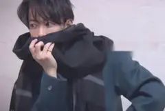 ABYTS 佐藤健 cashmere stole ストール ブラック
