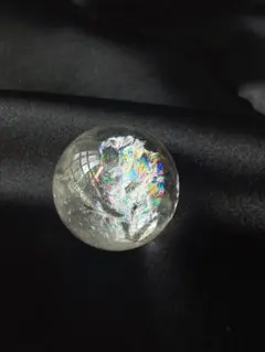 虹入り アイリスクォーツ丸玉 天然石55.2g