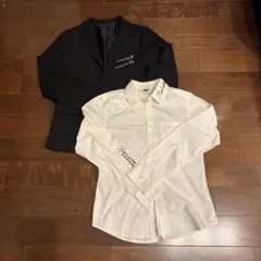 rad custam 黒ブレザーと白シャツのセット 160cm べべ