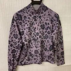 DANAPARIS ダナパリ ニット パープル ブラック サイズ 44 L〜LL