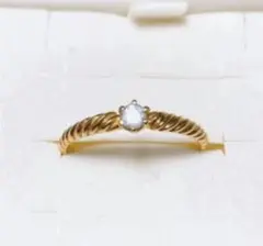 4℃ アクアマリン リング