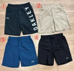 OAKLEY オークリー　キッズ　ナイロンショーツ　サイズ160 ４点セット