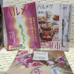 ハルメク 2025年1月号 カレンダー付き