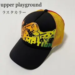 UPPER playground ラスタカラー メッシュキャップ リデンプション