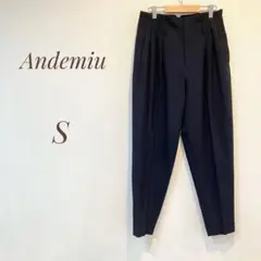 美品✨【Andemiu】スラックスパンツ　ブラック　S 卒業式　入学式
