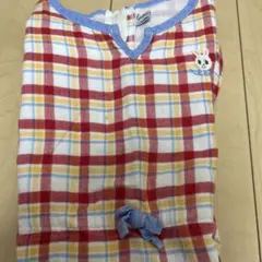 MIKIHOUSE 赤と白チェックワンピース うさこ