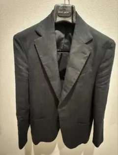 De petrillo ブラックリネンスーツ 42 美品