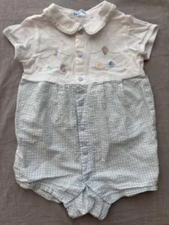 familier 刺繍ロンパース 70サイズ　男の子
