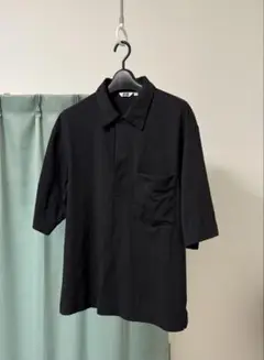 UNIQLOU エアリズムコットンポロシャツ Mブラック
