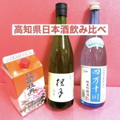 3本ミックスで飲むと美味しい❤️高知高級セット❤️ 日本酒 ワイン ビール焼酎DNS