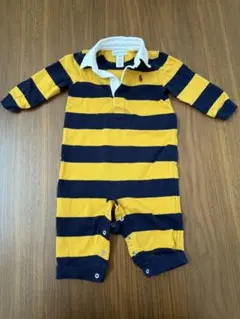 Ralph Lauren ストライプロンパース 6M