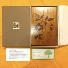 2556 桜皮細工　硯箱1客　引き出し1客　茶筒1客 桜皮細工﨔材文箱 - アンティーク山本商店