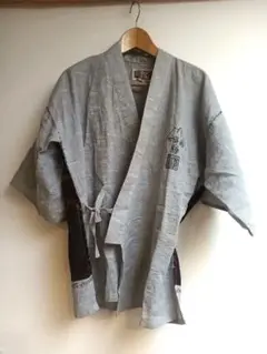 江戸情緒　甚平　メンズ　日本製 羽織　富士山　M