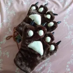 ハロウィン コスプレ 手袋 くまの手 手袋