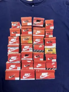 【大人気‼️】NIKE スニーカー箱デザイン Tシャツ　古着
