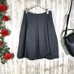 美品【ルネ/Rene】バルーンスカート レディース グレー【34サイズ】ふんわり
