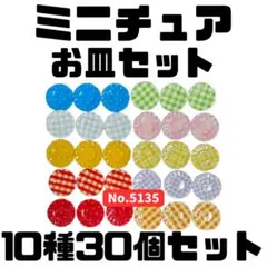 ミニチュア お皿 10種30個セット