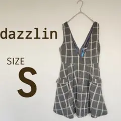 dazzlin ダズリン ワンピース チェック ジャンパースカート サロペット