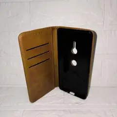 手帳型スマホケース マグネット開閉式 カードポケット付き