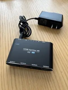 HDMI分配器 4K対応 4出力