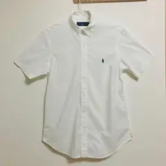 Ralph Lauren Sサイズ　ボタンダウン　薄手生地で涼しい半袖シャツ