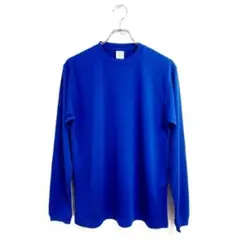 ユナイテッドアスレ 長袖Tシャツ ブルー M カットソー アウトドア スポーツ