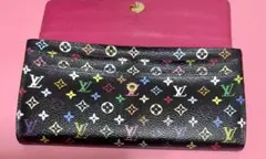 ルイヴィトン ポルトフォイユ サラ 長財布 マルチカラー