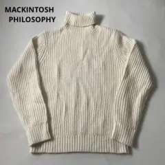 【格安!】マッキントッシュフィロソフィー タートルネック アルパカ混 38 M