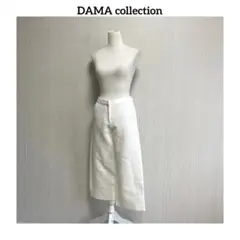 DAMAcollection ダーマコレクション　刺繍　ジャガード　ワイドパンツ