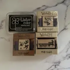 切手のこびと　Wonderlandスタンプ3個セット