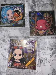 ワンピースキャラクターシール3枚セット