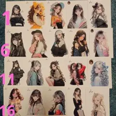 xoxo shop様 人物 ステッカー 1セット バラ売り可