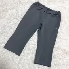 SPALDING✨美品　ジャージパンツ　膝下　運動　ストレッチ　グレー　（M）