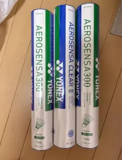 YONEX AEROSENSA300 & CLEAR II 3本セット
